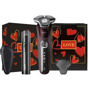 PHILIPS Бокс роторная бритва для всего тела, моющаяся, мужская электрическая, Black Beehive, быстрая зарядка за 1 час