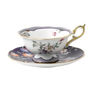Чашка чайная Wonderlust Midnight Garden 0,15 л с блюдцем 15 см, 2 предм Wedgwood, красочный