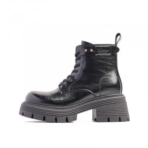 Короткие ботинки Martin 7 см женские AQUASCUTUM, Black