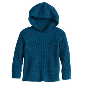 Термокофта с капюшоном и длинным рукавом для мальчиков Jumping Beans, Blue Jean