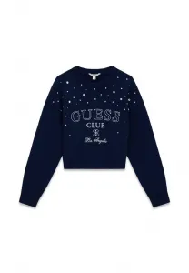 Пуловер со страссштайненским джемпером Guess, Blau