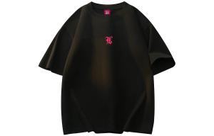 Футболки Lotso унисекс с круглым вырезом, узкий прямой крой Disney, черный[letter rose красный]