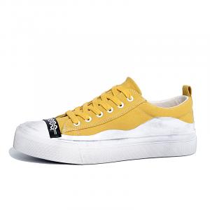 Кеды Baoda Skateboard Shoes Men Low-Top, желтый