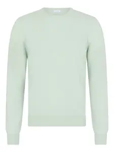 Свитер с круглым вырезом Malo, зеленый
