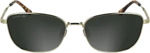 Женские прямоугольные солнцезащитные очки Lacoste L270s, Gold