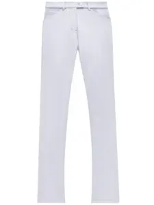 Виниловые брюки прямого кроя Courrèges, фиолетовый