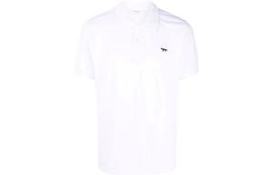 Maison Kitsune Белая поло для мужчин