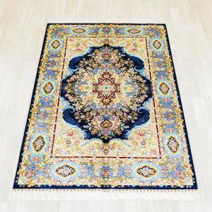 Ковер Tianjiang ручной работы, 120х180 см, шелк, цветочный орнамент/медальон