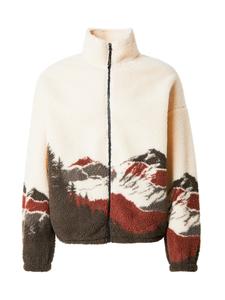 Куртка межсезонная JACK & JONES Mountain, экрю/коричневый/рыжий