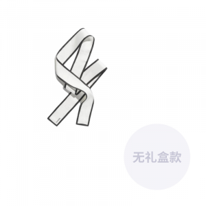 CHANEL Шелковый шарф Unisex Ecru/Black