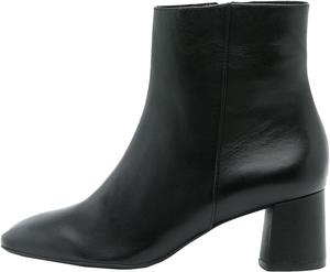 Женские ботильоны с квадратным носком и боковой молнией, на массивном каблуке, нарядные OAKUMSAS, Black