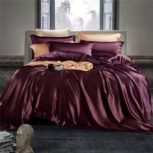 Orose Комплект постельного белья Orose из шелка 25 momme премиум-класса Sauce Purple