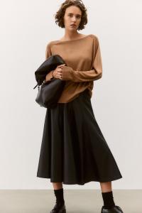 Свитер тонкой вязки H&M, коричневый