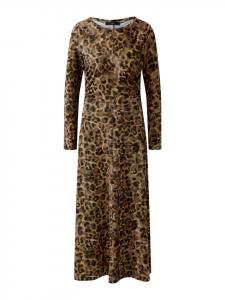 Платье макси цвета верблюжьей шерсти Oui