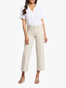 Широкие джинсы teresa по щиколотку NYDJ, цвет Feather