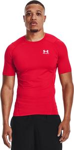 Мужская компрессионная футболка с коротким рукавом HeatGear от Under Armour, Red (600)/White