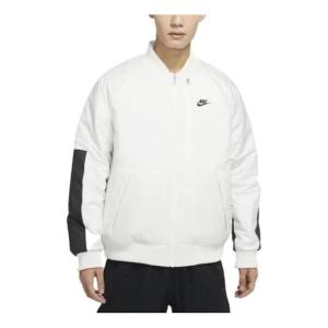 Куртка Nike 2-way padded bomber jacket 'Black White', черный