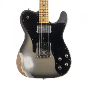 Fender Custom Shop Telecaster Custom Super Heavy Relic - Старое серебристое сияние Инки