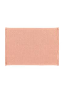 Оранжевые коврики для ванной plain peach - 405 Rhomtuft