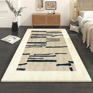 AOVOC Ковер 80х180 см для спальни/гостиной в античном французском стиле, романтичный восточный, с высоким ворсом