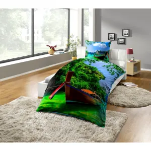 Партнерское постельное белье KiNZLER «Партнерское постельное белье Renforce из органического хлопка «Таиланд», сертифицировано GOTS, цвет bunt