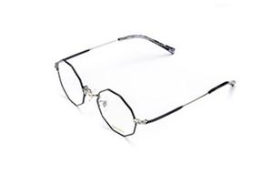 SEIKO Титановые очки нестандартной формы унисекс серебристые, Silver