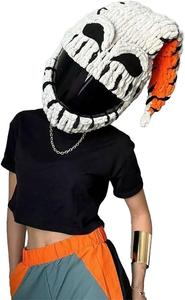 Чехол для шлема CYYFULE-888 с героями мультфильмов, белый