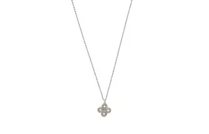 Латунное, хрустальное, циркониевое ожерелье Women's TORY BURCH