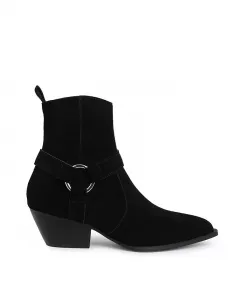 Ботильоны Jockey Harness Detail с ремешками Rag & Co, черный