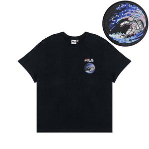 FILA Футболка унисекс черная