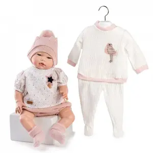 Детская кукла Guca Almudena Hairless baby doll, бежевый