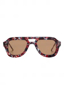 Солнцезащитные очки-пилоты THOM BROWNE, серый