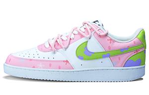 Кроссовки для скейтборда Court Vision 1 мужские с низким верхом желтый/розовый/фиолетовый/синий Nike