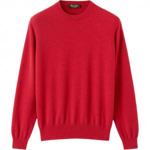 Свитер из кашемира SS26 для мужчин Loro Piana, fiery halo красный