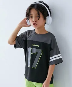 Быстросохнущая, гладкая, эластичная футболка с коротким рукавом и нумерацией, коллекция весна/лето 2015 Devirock, цвет 001-Charcoal-Black