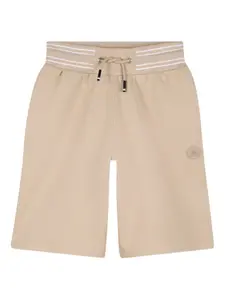 Полосатые шорты Boss Kidswear, бежевый