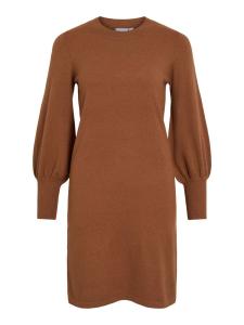 VILA Вязаное платье 'VIKerry' в коричневом цвете