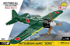 Cobi, Klocki 5861 Hc Самолет Mitsubishi A6M2 времен Второй мировой войны