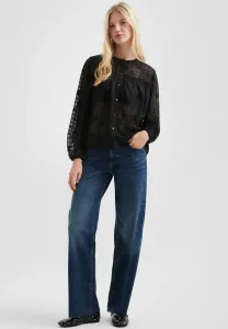 Джинсы catie средней посадки, широкие, свободного кроя Qs, Dunkelblau