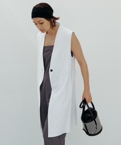 Жилет из износостойкого сухого льна, пригодный для стирки.