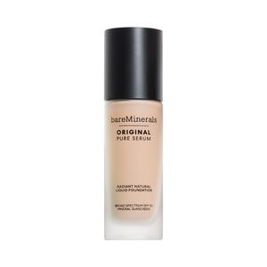 Тональный крем для лица original pure serum radiant natural liquid mineral spf 20 Bareminerals, fair cool 1, объем 30 мл
