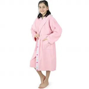 Детский халат для ванной my home Tilly, 1 шт., для девочек и мальчиков, звезды на кантовой отделке, 100% хлопок My Home, розовый