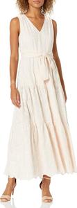 Женское платье макси Calvin Klein с многоярусной юбкой-воланой, Blossom