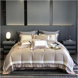 Generic Комплект постельного белья из египетского хлопка 1200TC с вышивкой