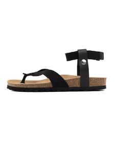 Сандалии с т-образным ремешком Bayton T-Bar Sandals Spiral, черный
