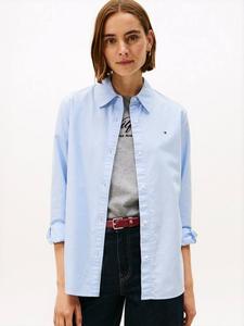 Свободная оксфордская рубашка Tommy Hilfiger, Mid Blue