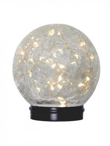 Настольная лампа LED Solar Sphere с датчиком трескающегося стекла, диаметр: 12 см, прозрачный STAR Trading
