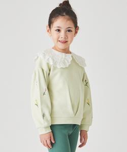 Толстовка с вышитыми рукавами Ever Closet, цвет Mint