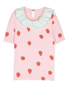 Wauw Capow By Bangbang Ida Strawberry t-shirt, розовый