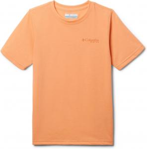 Columbia Boys PFG футболка с коротким рукавом и сезонным принтом, Bright Nectar/Fish Star Trout Graphic